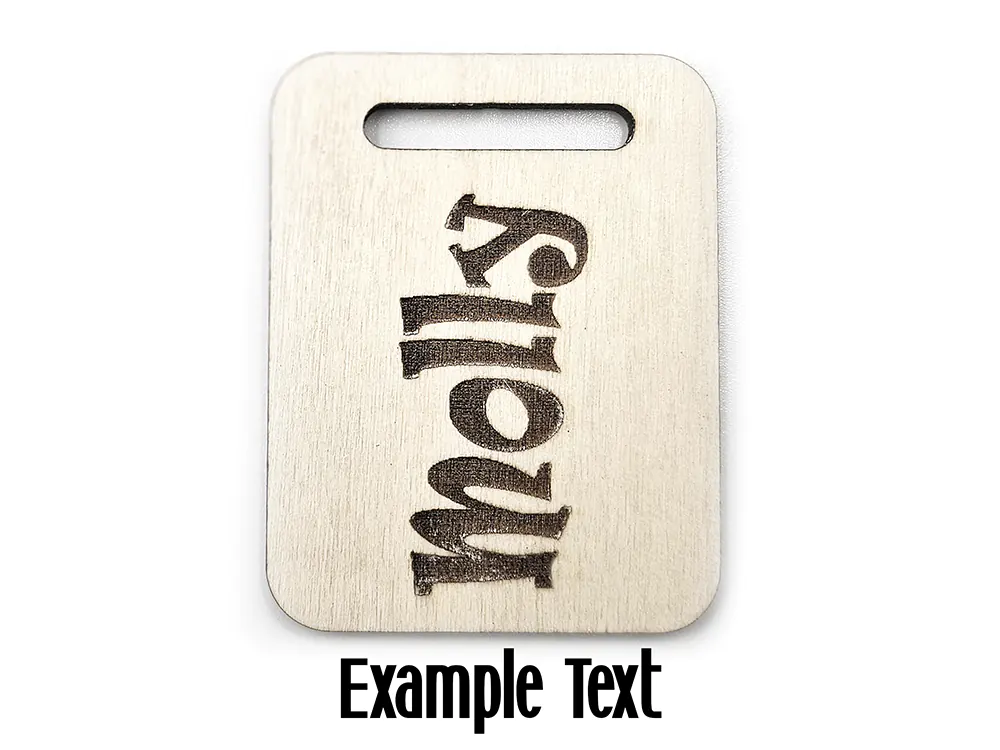 Personalised Shih Tzu Wooden Keyring with Split Ring