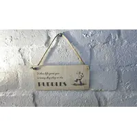 When Life Gives You A Rainy Day Play In The Puddles Decorative Sign Plaque