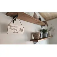 Trotting Track Themed Hanging Wall Plaque Horse Racing Pony Trap Racing