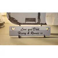 Best Dad Decorative Personalised Desk Sign | Plaque