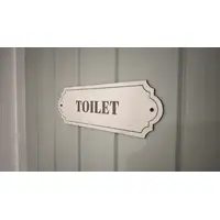 Toilet Door Decorative Sign | Plaque | Elegant Design