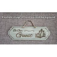 Toilet Door Decorative Sign | Plaque | Elegant Design