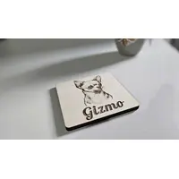 Chihuahua Decorative Square Wooden Coaster