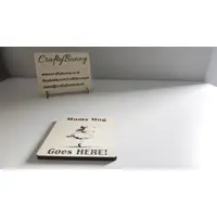 Mums Mug Goes HERE | Girl With Balloon | Personalise Option