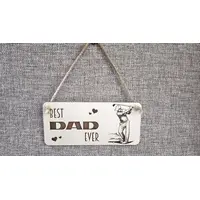 Best Dad Ever Decorative Sign | Plaque Golfer Dad