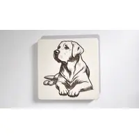 Labrador Decorative Wooden Coaster | Personalise Options