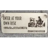 Gamer Decorative Sign | Plaque | Enter At Your Own Risk