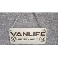 Vanlife Decorative Sign | Plaque with VW and T4 Logo