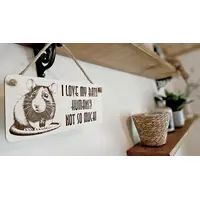 Rat Humorous and Decorative Sign | Plaque | With Cute Funny Saying