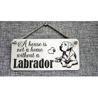 Labrador Decorative Sign | Plaque | Personalised Option