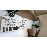 Labrador Decorative Sign | Plaque | Personalised Option