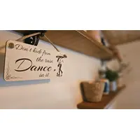 Dont Hide From The Rain DANCE In It Inspirational Decorative Sign