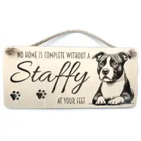 Staffy | Staffordshire Bull Terrier Decorative Sign | Plaque