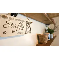 Staffy | Staffordshire Bull Terrier Decorative Sign | Plaque