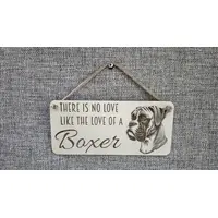Boxer Dog Decorative Signs and Plaques