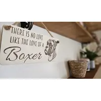 Boxer Dog Decorative Signs and Plaques
