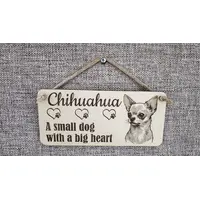 Tan Haired Chihuahua Decorative Signs and Plaques