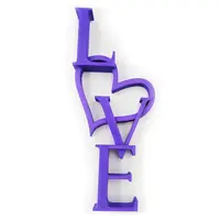 Love Sign with a Heart Ornament