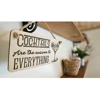 Cocktail Drink Decorative Signs and Plaques