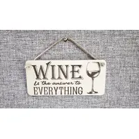 WINE Retro Bar & Pubshed Style Plaque / Sign