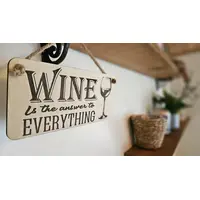 WINE Retro Bar & Pubshed Style Plaque / Sign