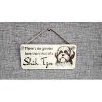 Shih Tzu Decorative Sign | Plaque