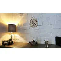 Welcome To Our Home Robin Redbreast Bird Hanging Wall Plaque / Sign