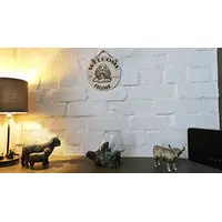 Welcome To Our Home Spaniel Hanging Wall Door Porch Plaque / Sign