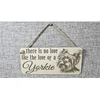 Yorkie Decorative Sign | Plaque