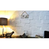 Cat Mum with Paw Print | Cat and Kitten Decorative Sign | Plaque