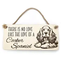 Cocker Spaniel Decorative Sign | Plaque | Desk or Wall Mounted | Personalise Option