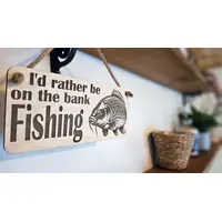 Fishing Themed Decorative Sign | Plaque | Carp Fishing