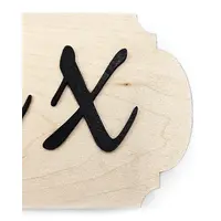 Love You Bye X Decorative Hanging Wall Door Porch Plaque / Sign