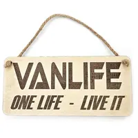 Vanlife Wall Sign Wooden Decorative Plaque