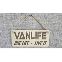 Vanlife Wall Sign Wooden Decorative Plaque