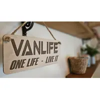 Vanlife Wall Sign Wooden Decorative Plaque