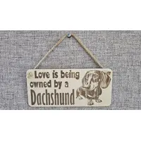Dachshund Sign | Plaque | Personalised Option | Gifts