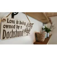Dachshund Sign | Plaque | Personalised Option | Gifts