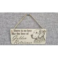 Golden Retriever Decorative Sign | Plaque