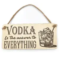 Vodka Decorative Sign | Plaque | Vodka Drinker