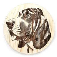 Bloodhound Wooden Coaster Gift Ideas for Pet Dog Owners