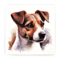 Jack Russell Square Ceramic Coaster Gift Ideas for Pet Dog Owners