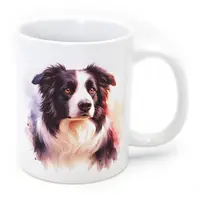 Personalised Border Collie Mug Add Your Own Saying And Or Name