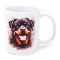 Personalised Rottweiler Mug Add Your Own Saying And Or Name