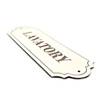Lavatory Door Decorative Sign | Plaque | Elegant Design