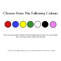 Personalised Nursery Door Name Sign Colourful Wooden Childs Bedroom Plaque Baby | Toddler | Kids