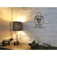 Personalised Welcome to our Home Jack Russell Plaque Decorative Sign