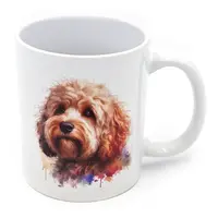 Cockapoo White Mug Personalise With Your Own Quote