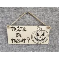 Pumpkin Plaque Halloween Decorations Plaques and Signs