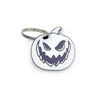 Pumpkin Halloween Keyring Flat Bag Tag Charm Party Bag Filler